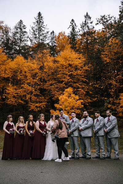 Kaitlin Powell Photography styling a wedding party. 