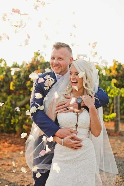Light and Airy Wedding Photos for a Young Couple