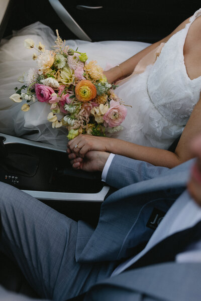 couple on wedding day