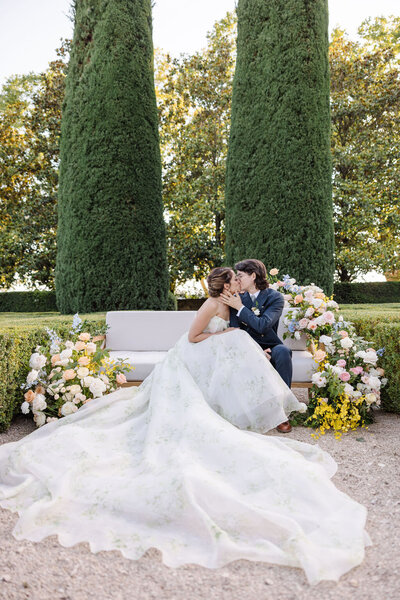 elegant and harmonious aesthetic wedding ceremony