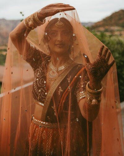 Stunning bride at a beautiful Sedona Arizona venue
