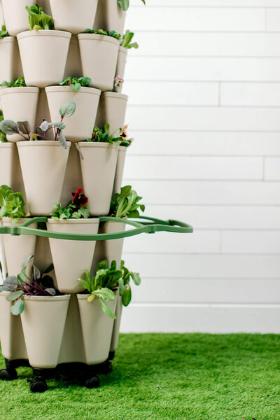 Easy container gardening with vertical planters