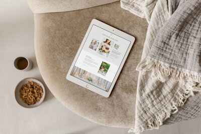 Website designed by showit theme customization with Palme Design Co