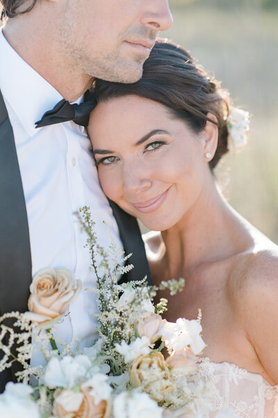 Bride and Groom photographed by destination wedding photographer, Brittany Navin Photography