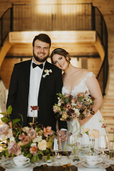 couple smiling at camera
