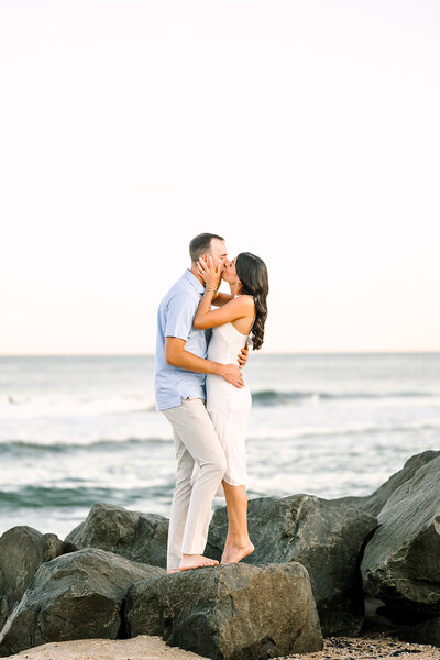 engagement session on the beach