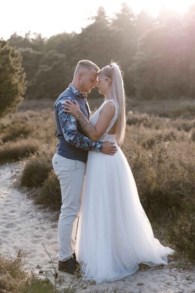 Loveshoot Friesland golden hour