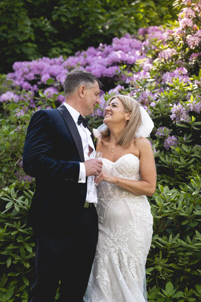 Jill looking at Chris after Ceremony