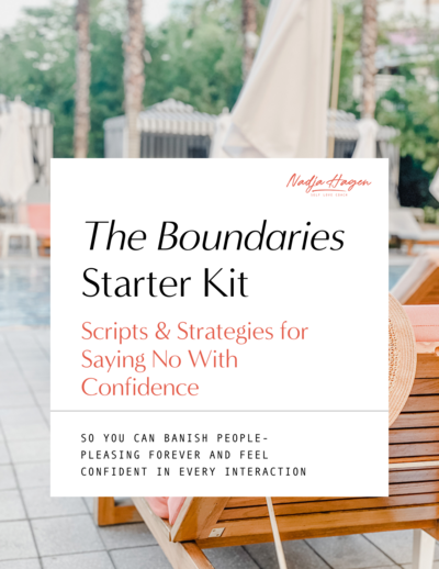 Grab my free checklist 8 Stepts to Healthy Boundaries
