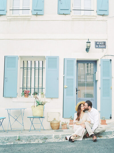 provence engagement session