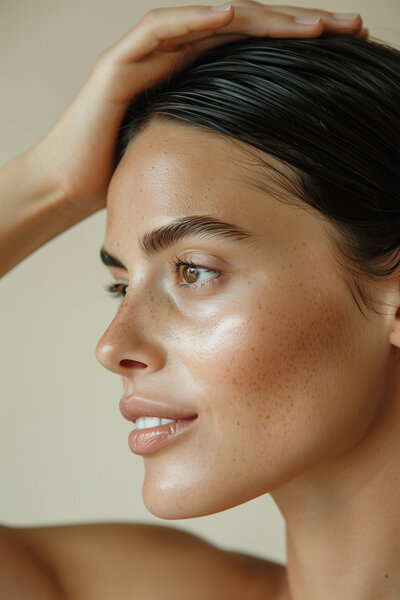 Radiant skin after facial rejuvenation