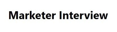 marketer interview blog feature