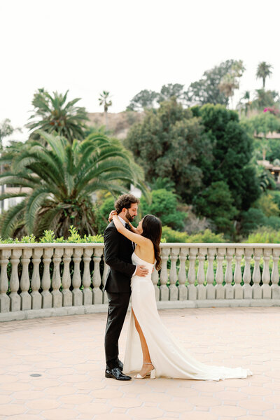 Fall black tie wedding at The Bel Air Bay Club.