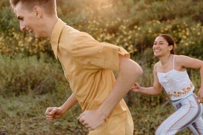 An engagement session in Orange County, California.