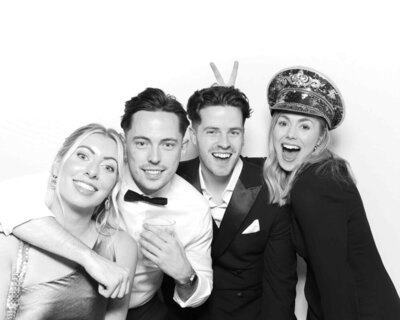 Best Luxury Wedding photo booth experience Cotswolds with a kardashian glam photo booth experience for a large group of guests