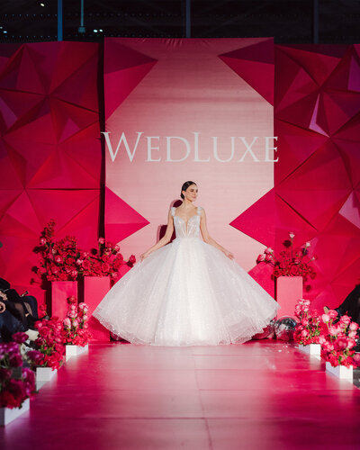 Kleinfeld NY at WedLuxe Show 2023 Runway pics by @Purpletreephotography 1