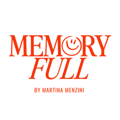 Colorful, "Memory Full" by Martina Menzini Substack Logo