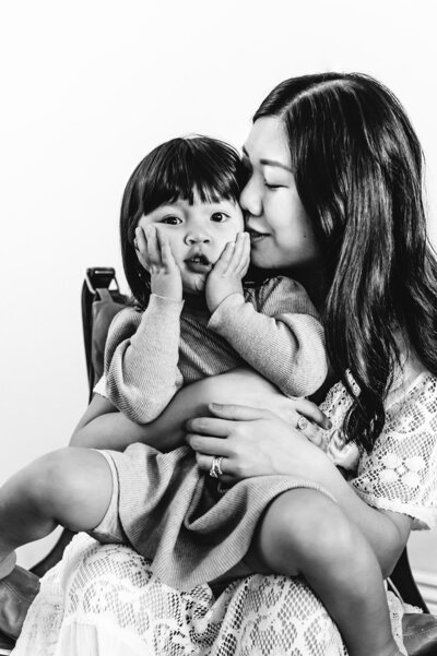 Winnie Wu with daughter