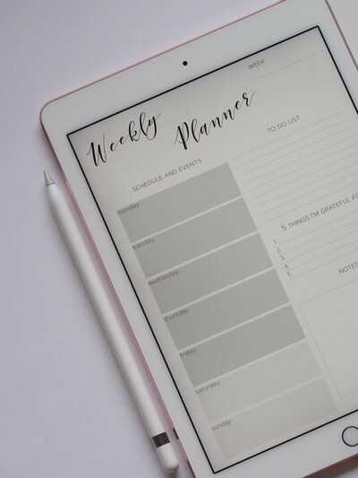 Digital planner on Ipad
