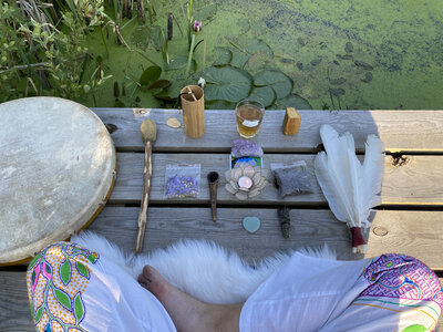 Carry the medicine of Blue Lotus, live her wisdom and become a vessel for her frequency, allowing it to be deeply integrated and naturally expressed through your whole embodiment.