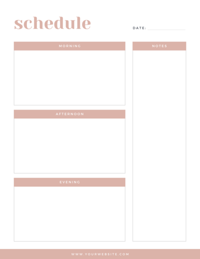 Daily Planner 1 - Ultimate Canva Planner Toolkit - Jessica Compton Creative Design