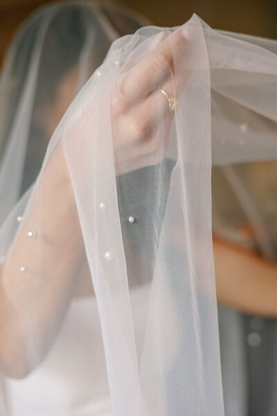 Pearl Wedding Veil
