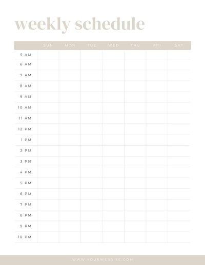 Weekly Planner 4