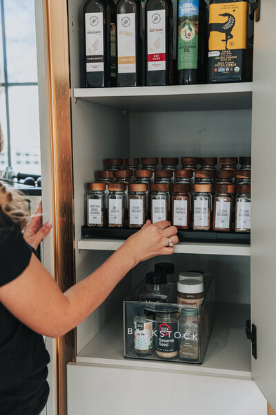 Luxury pantry makeover by professional organizer in Milford CT