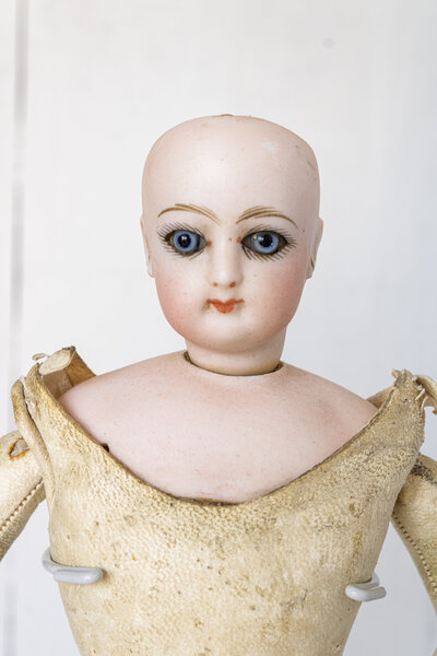 Antique Bisque Doll Marked H 1/2