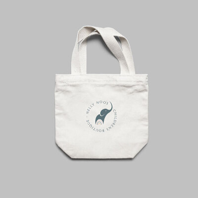 branded canvas shopping bag design