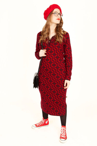 Robe et kurta aux imprimés colorés