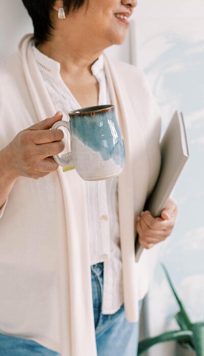 A calm and peaceful adult with a calm nervous system 