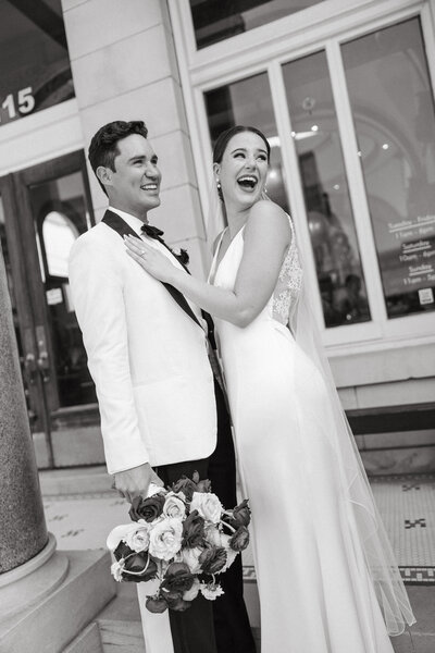 Arkansas bride with veil over face