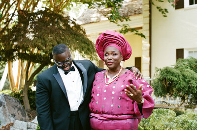 first look with bride and groom at Virginia wedding 