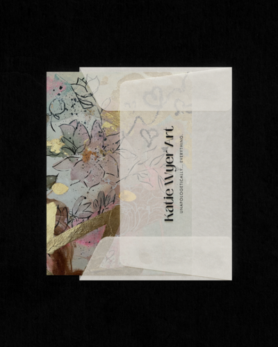 Katie Wyer Art - Artist Envelope Brand Design