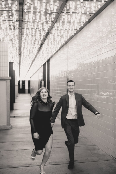 Engagement Photos by Taylor Made Photography in Downtown Las Vegas Fremont Street