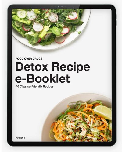 Food over drugs recipe ebook