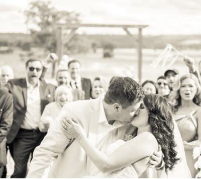 Cassie and Lukes wedding at Camden Valley Inn