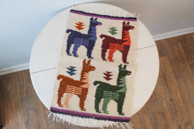 TE Inventory-Aztec Placemats Llama 066