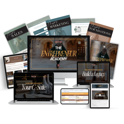 A detailed workbook included in the Entrepreneur Academy curriculum