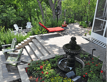 Landscape company project: Lake Forest Residence