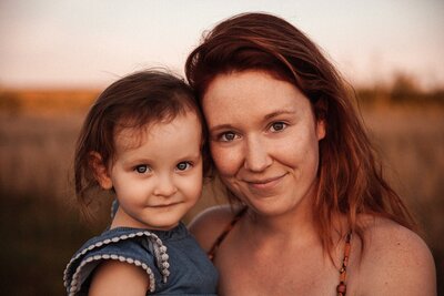 Self-Portrait of Ashley Erin West Motherhood Photographer in Nashville, TN with daughter