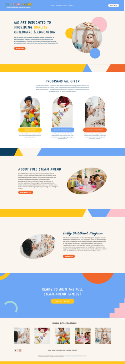 website design for coaches and consultants