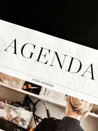 Agenda Magazine photo by AMALYN STYLE + SOCIAL 
