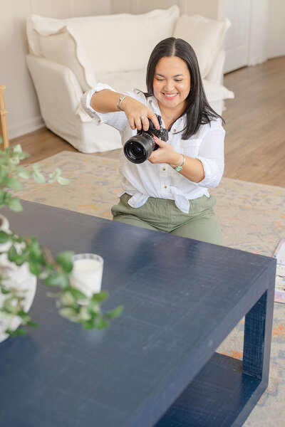 photographing a product