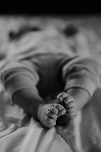 Spontante newbornfotoshoot