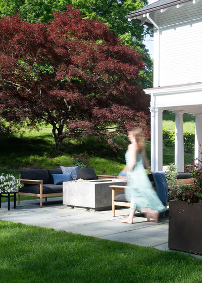 A full remodel of a historic Hingham home by Sarah Scales, featuring new space planning, kitchen and bath design, and modern elements in a classic New England setting.