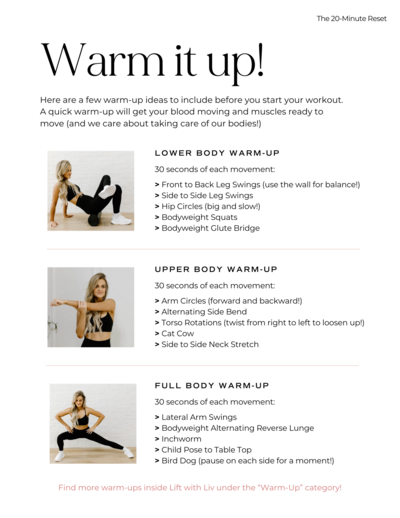 Warm Ups