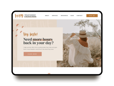 Jenny showit blog template for bloggers