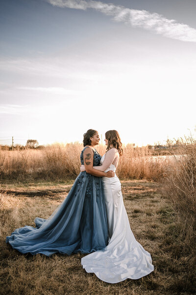 LGBTQ Virginia wedding photography of two brides